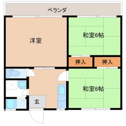 ハイツレインボーIIの物件間取画像